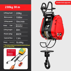 Remote Control Portable Suspension Hoist Winch Air Conditioner Lifting Crane
