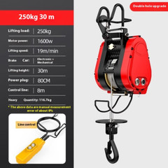 Remote Control Portable Suspension Hoist Winch Air Conditioner Lifting Crane