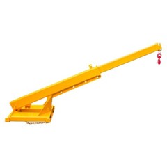 Mobile Crane Forklift Extension w/ Truss Hoist Jib Boom Hook 3Ton Forklift Jib