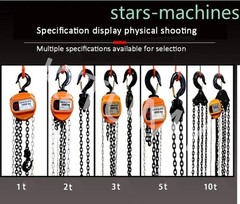 1tons -3Tons Small Lifting Inverted Chain Hand Hoist Crane Hand Lever Hoist