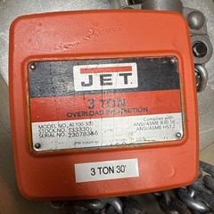 Jet AL100-300-30 3 Ton Hand Chain Hoist 30 Ft. Lift