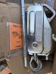 Tractel Griphoist TU-28 3,000lb Wire Rope Manual Cable Hoist Used #2