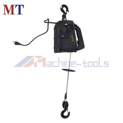 2in1 Portable Electric Hoist Winch 1100lbs 1500W With Wireless Remote Control