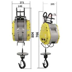 Electric Hoist 220V Adjustable Speed Home Lifting and Hoisting Machine