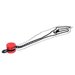 6600lbs 10ft Manual Steel Hand Chain Hoist Puller Block W/ 360° Swivel Hooks