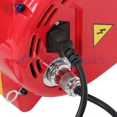 2-in-1 Electric Hoist Winch 1100 lbs Capacity 1800W Portable Power Winch