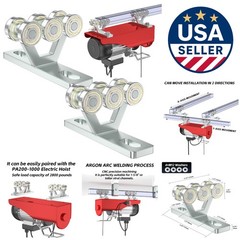6-Wheel Hoist Trolley Assembly for Electric Hoists – Silent Operation & Strong