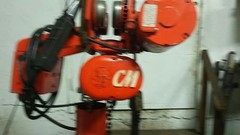 (#561) 1/2 Ton CM Lodestar EC Hoist 12’lift 16/5 FPM, Motorized Trolley 3ph