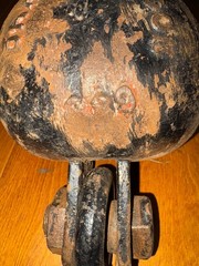 DRH Johnson Crane Non Swivel Overhaul Headache Ball & 3 Ton Crosby Lifting Hook