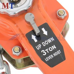 6600lbs Lever Block Chain Hoist Wrench Hoist Lifting Height 10ft/3m G80 Chain