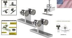 Hoist Trolley 4-Wheel Heavy-Duty Strut Channel Roller System 1-5/8