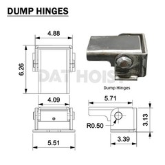 10 Ton Hydraulic Scissor Hoist Kit – Fits 12-16′ Dump Body DH-520HD