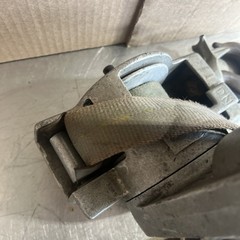 Chance Hoist 1 Ton Hot Stick Ratcheting Strap Hoist. ID 70. Missing Hand Wheel