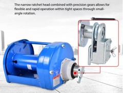 Manual Winch, Bidirectional Self-Locking, Heavy-Duty Winch, Hoist, Small Crane