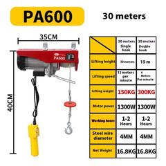Miniature Electric Hoist Home Small Crane Hoist Remote Control Special Bracket