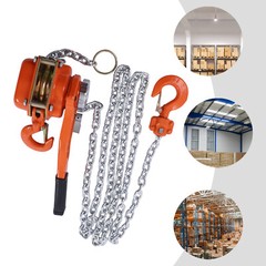 1650LBS 3/4 Ton 10ft Lever Block Chain Hoist Ratchet Type Come Along Puller !