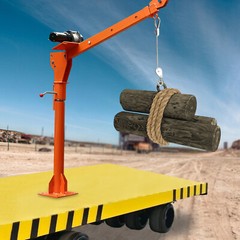 1100 LB Truck-Mounted Crane Hoist Truck-Mounted Crane with 12V Electric Winch