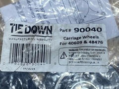 TranzSporter 90040 Carriage Wheel Kit For TP-250 / 400 Shingle Hoist Units New