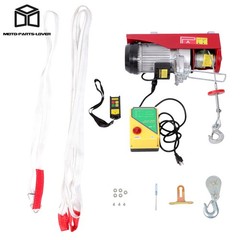 2200lbs Wireless Remote Control 328ft/100m Mini Electric Hoist 1600W 110V