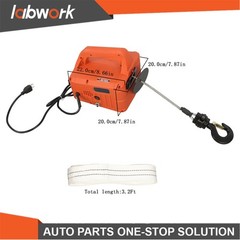 Labwork 3in1 Portable Electric Hoist Winch 1100lbs 1500W 30ft Lifting Height