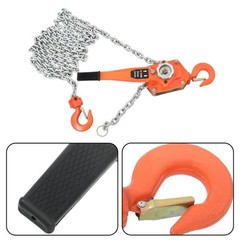 20ft 6600lb Capacity Wrench Lever Block Steel Hoist Manual Chain Hoist G80 Chain