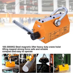 100KG 220LBS Steel Magnetic Lifter Heavy Duty Crane Hoist Lifting Magnet