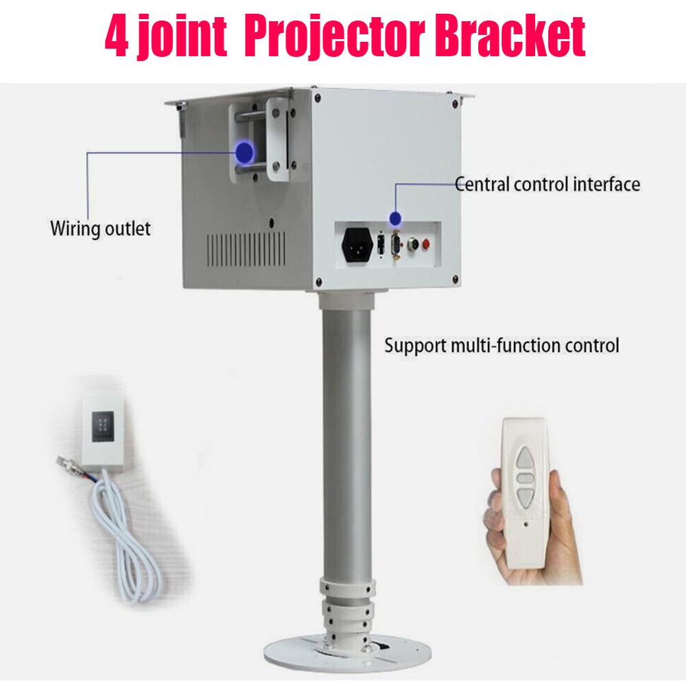 110V Projector lifting hanger control support Telescopic column Lifter