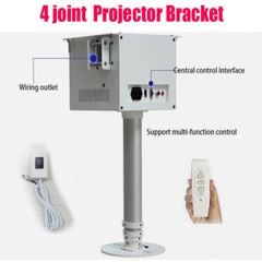 1M Electric Lifting Hanger Remote Control Projector Control Lifting Bamboo 110V