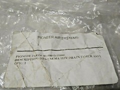 PIONEER 80-00013-11000 – DTS-2 NEMA 115V DRAIN TIMER ASSY SOLENOID DUAL TIMER