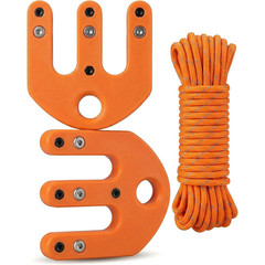 New Block and Tackle Pulley System, Adjustable Hoist for Lifting Gear, Outdoor