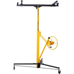 11′ Drywall Lift Panel Hoist Jack Lifter BLACK+YELLOW