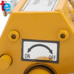 Permanent Magnetic Lifter Lifting Magnet 440 lbs/200 kg Neodymium Hoist – Yellow