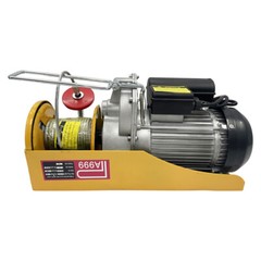2000LBS Electric Cable Hoist Crane Winch Garage Lift Wired Remote Control 220V