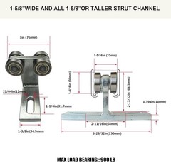 Versatile 4-Wheel Trolley for Electric Hoist and DIY Projects – Silent Operation