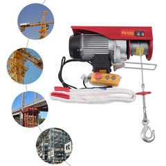 2200LB Electric Wire Cable Hoist Winch Crane Lift Overhead Remote Control PA1000