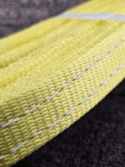 Wear-Flex Sling EN2-0901-6 6ft Nylon Sling Yellow with White Stripes Type V