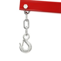 2 Ton Folding Engine Hoist Heavy Duty Engine Hydraulic Shop Crane 4 Level Adjust