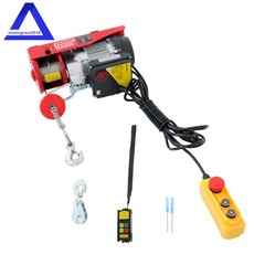 Electric Hoist, 440lbs 110V with 328 ft Wireless & 14 ft Wired Remote Control