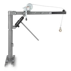 1000LBS Hydraulic Pickup Truck Crane Folding Mounted Bed 360° Jib Engine Hoist