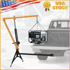 1000LBS Truck Crane Hoist Hydraulic Hitch-Mount Truck Crane for Lifting Goods
