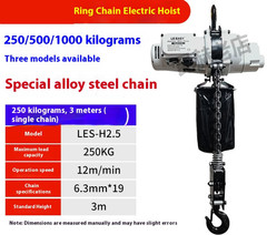 Small Diamond Mini Electric Chain Hoist 220V Chain Hoist Winch for Home Use