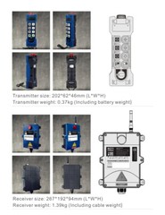 GT-LD08 Hoist Crane Lift Switch 8 Dual Speed Buttons for Truck AC/DC 18V-440V