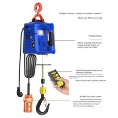 Electric Small Hoist 220v Crane Home Lifting Hoist Portable Remote Control