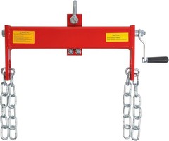 4000 LBS Load Leveler Shop Crane Cherry Picker with 2 Chains, Steel Chain Hoi…