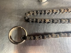 A.B. Chance 3/4 Ton Ratchet Link Chain Hoist. Item ID 3