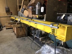 Coffing 1 Ton A-Frame 18′ long beam Electric Hoist 115/230V 1 Ph w/ lights