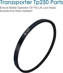 TP250 Ladder Elevator V-Drive Belt Size 51 Inches Replacement Tranzporter Roof,