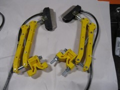 ELECTRICAL HOIST POWER RAIL BUSSBAR SLIDING DUAL CONTACT CURRENT COLLECTOR used