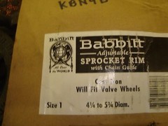 TWO NEW BABBITT ADJUSTABLE SPROCKET 4 1/4 TO 5 3/4 NEW FREE SHIPPING