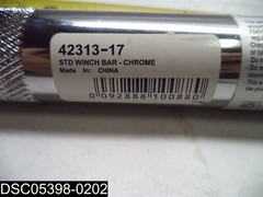 42313-17 ANCRA STD Standard Chrome Winch Bar 34″
